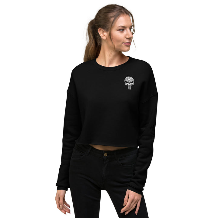 Skullcap Crop Sweatshirt